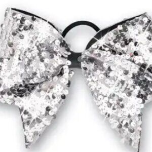 Ultra Sparkle Bow Hair Tie HA80 Weissman Cheerleading Bow NEW